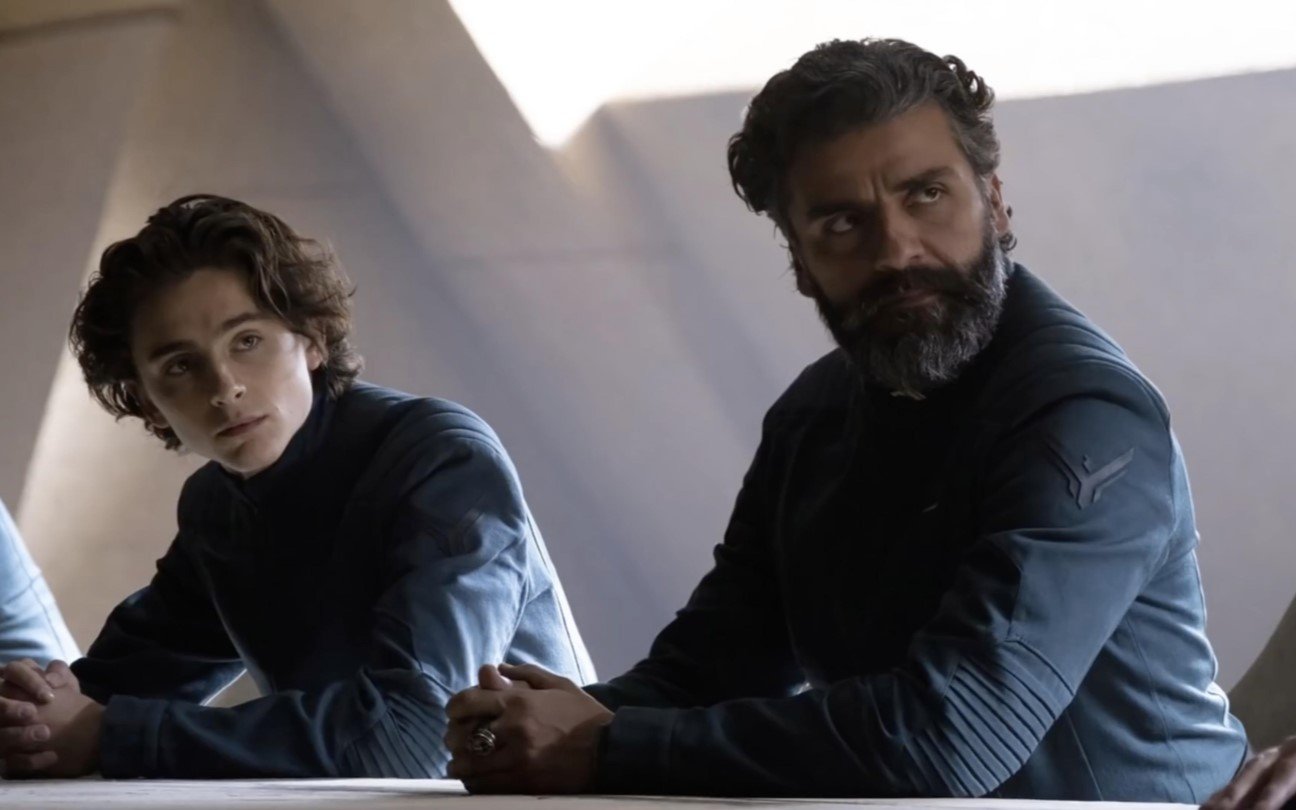 Timothée Chalamet e Oscar Isaac em cena de Duna