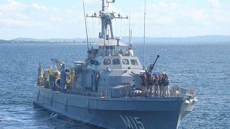 O navio-varredor consegue destruir minas marítimas inimigas  - Divulgação / Marinha Brasileira - Divulgação / Marinha Brasileira