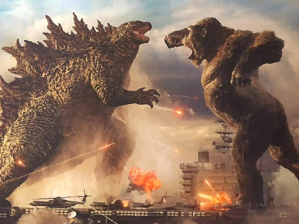 Godzilla vs Kong foi sucesso nos cinemas e na HBO Max em 2021.