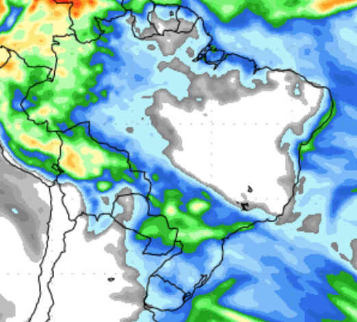 mapa do inmet - previsão do tempo - primeira semana de agosto