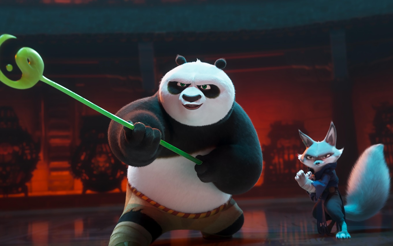 Cena de Kung Fu Panda 4