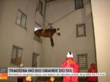 VÍDEO: veja como égua foi içada e resgatada do 3º andar de prédio residencial no Rio Grande do Sul